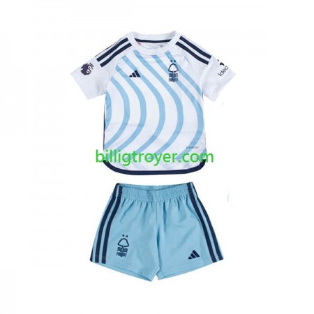 Billige Fotballdrakter Nottingham Forest Barn Bortedraktsett 2023/24 Kortermet